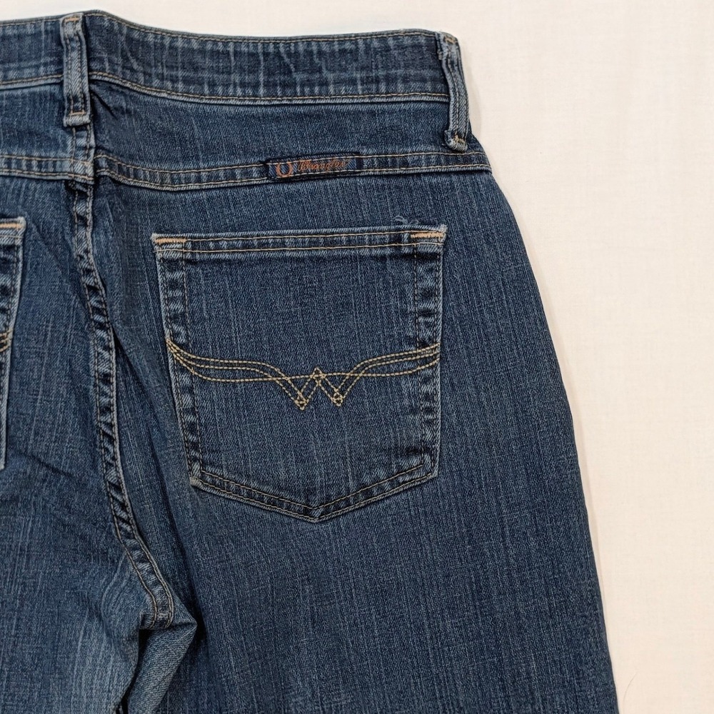 Wrangler Q-Baby Ultimate Riding Jeans Dark Wash Bootcut 9/10x34